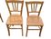2 Chaises BIstrot En Hêtre Verni Année 50