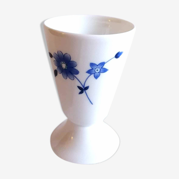 Mazagran en porcelaine de Limoges aux fleurs B.S Digne