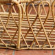 Vintage rattan couffin