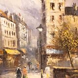 Tableau vue de Montmartre