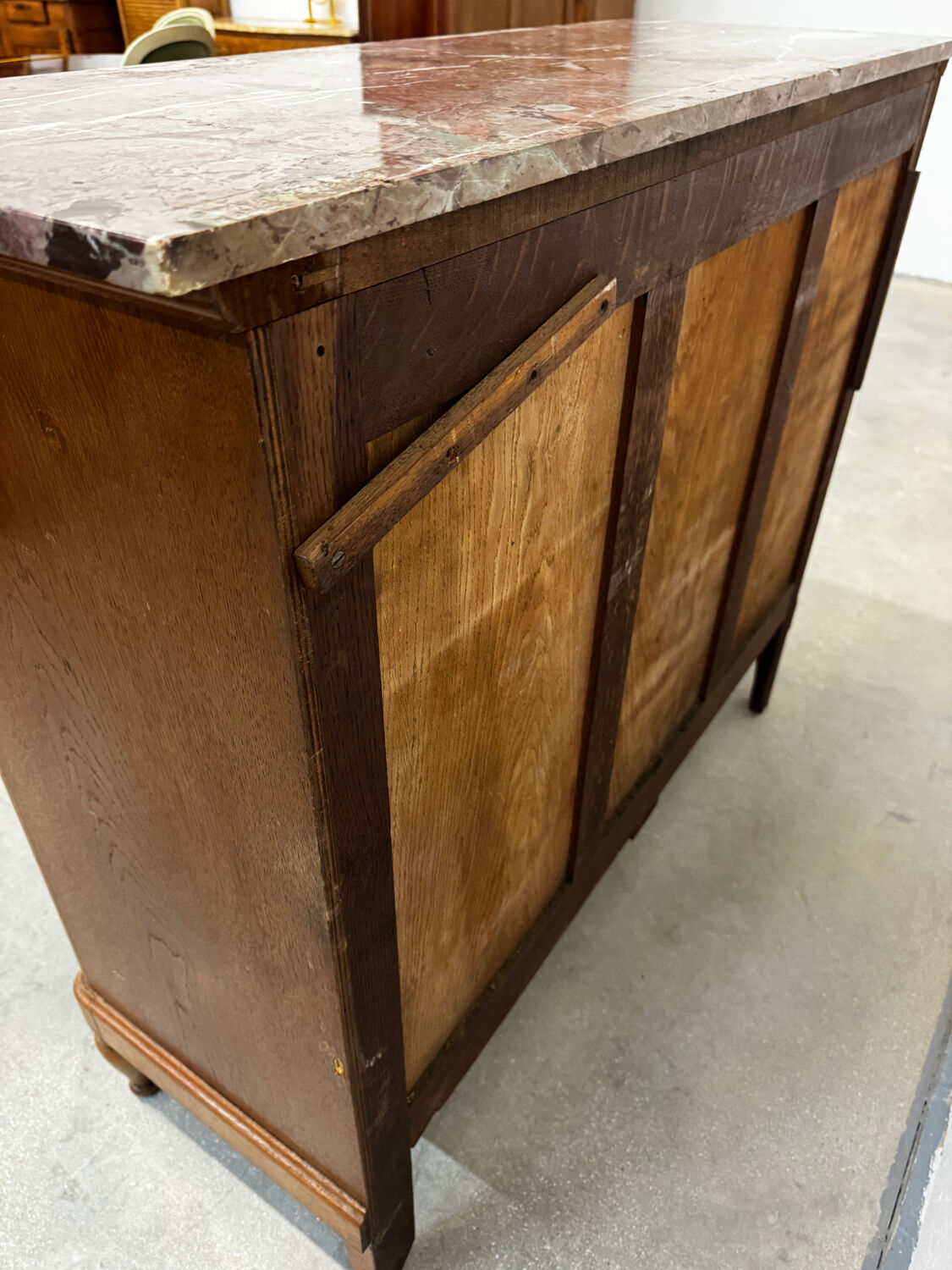 Louis XVI buffet in wood and marble