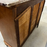 Louis XVI buffet in wood and marble