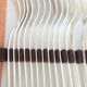 Silver cutlery set, Alfenide, ribbon decoration