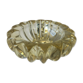 Art Deco ashtray in crystal Pierre d'Avesn France Lorraine