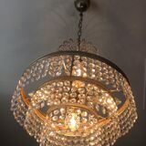 Cascade crystal chandelier