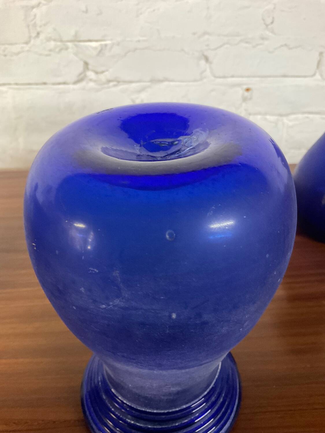 Series of 3 Murano “Scavo” vases in glass paste from the 60s and 70s