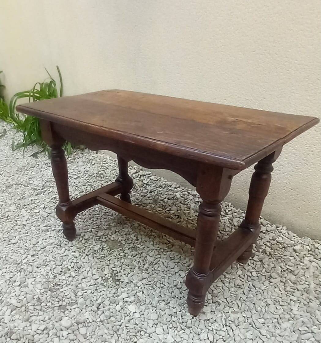 19th century oak coffee table