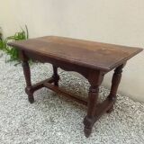 Table basse en chêne XIX siècle