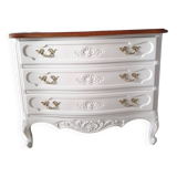 Restored chest of drawers louis xv model