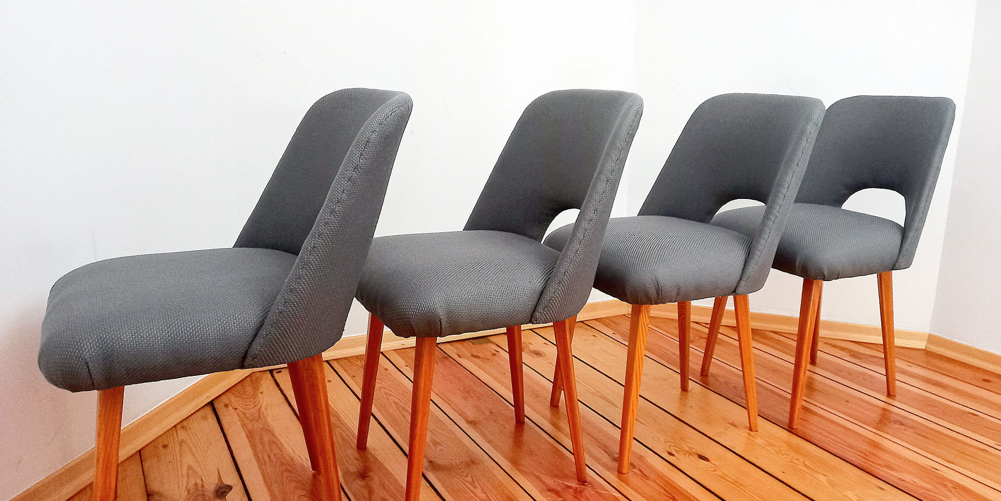 Set of four chairs O. Haerdtl, Ton, Czechoslovakia, the 60s