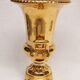 Medici-shaped vase in gilded Paris porcelain.