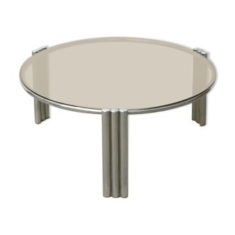 Glass coffee table