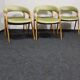 Set of 5 vintage WK mobel dining chairs