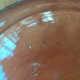 Large Moroccan dish or terracotta bowl, 42 cm diameter