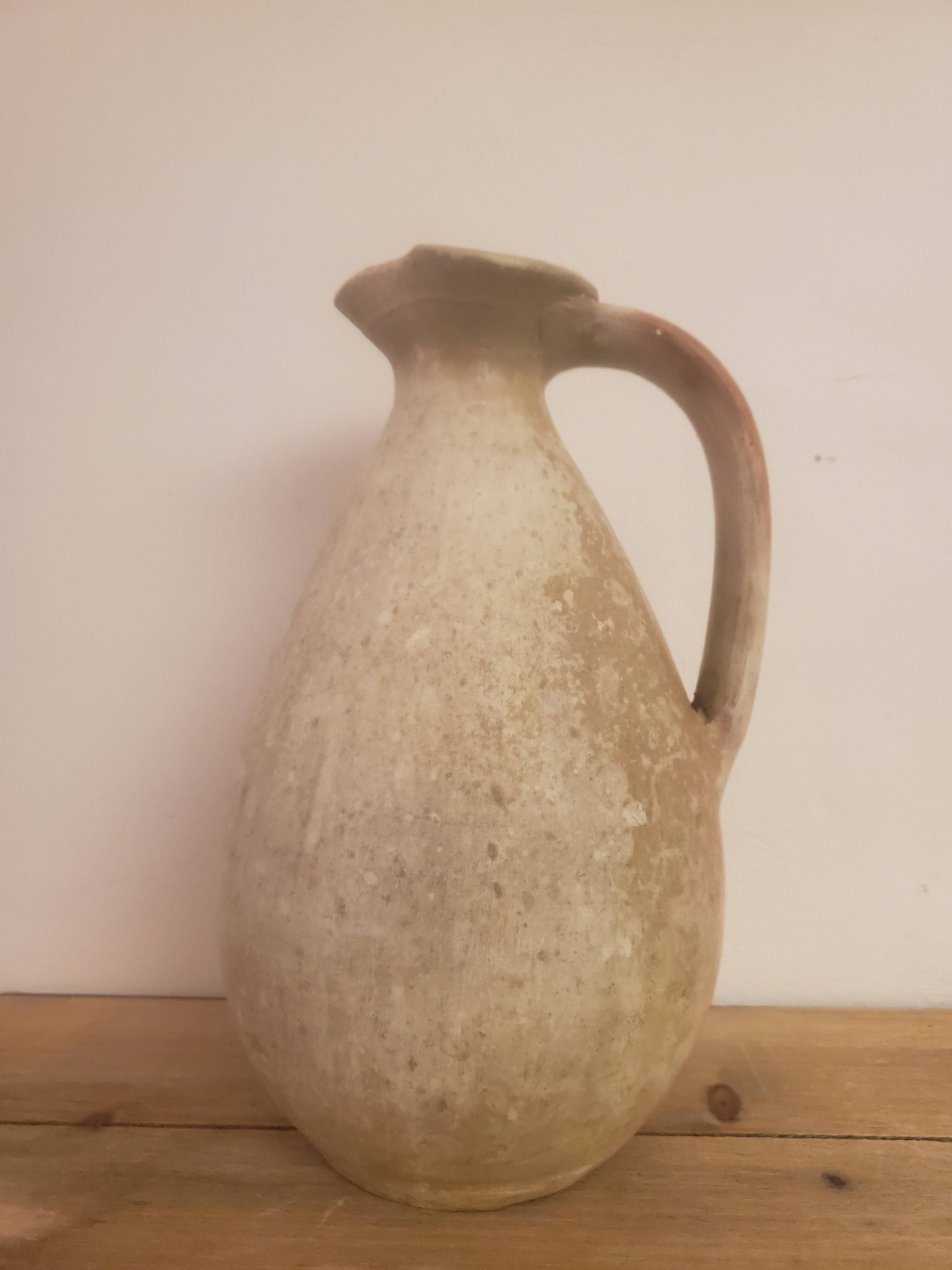 Artisanal sandstone pitcher