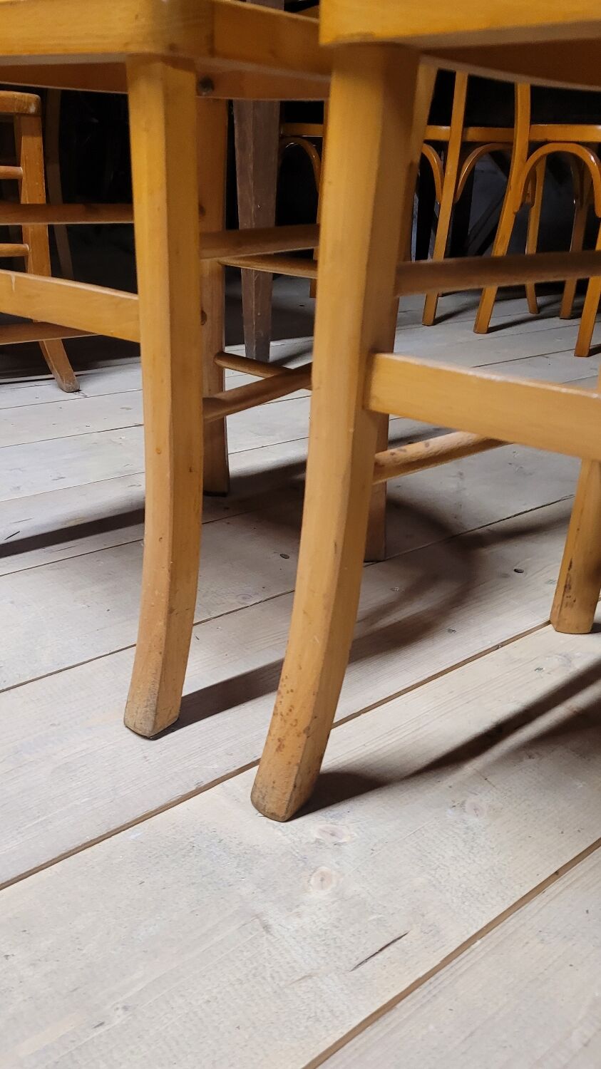 Pair of old bistro chairs, 1950s