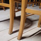 Paire chaises de bistrot ancienne, 1950s