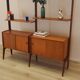 Teak modular shelving unit, Norwegian design, 1960s, manufactured by Blindh
