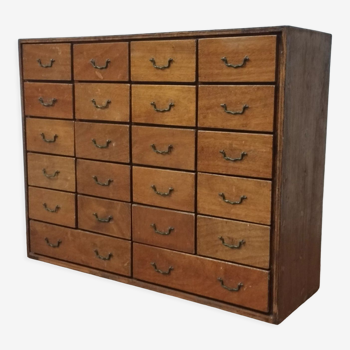 Old wooden craft furniture with drawers