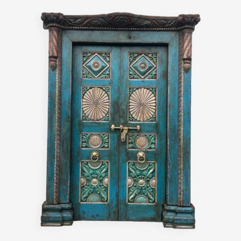 Old Indian Door in Old Teak