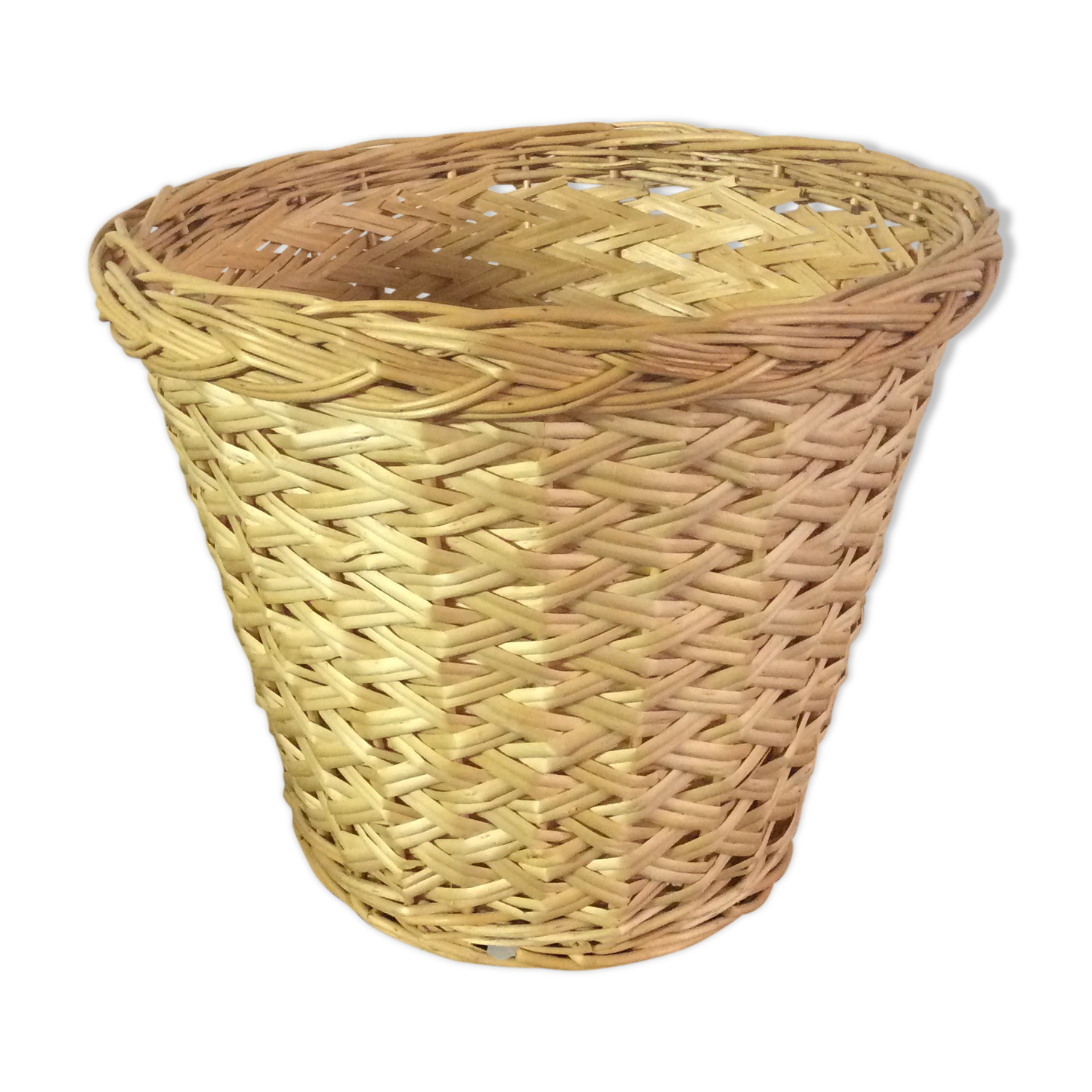 Paper wicker basket