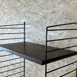 60s 70s oak string shelf module by Kajsa & Nils "Nisse" Strinning Sweden