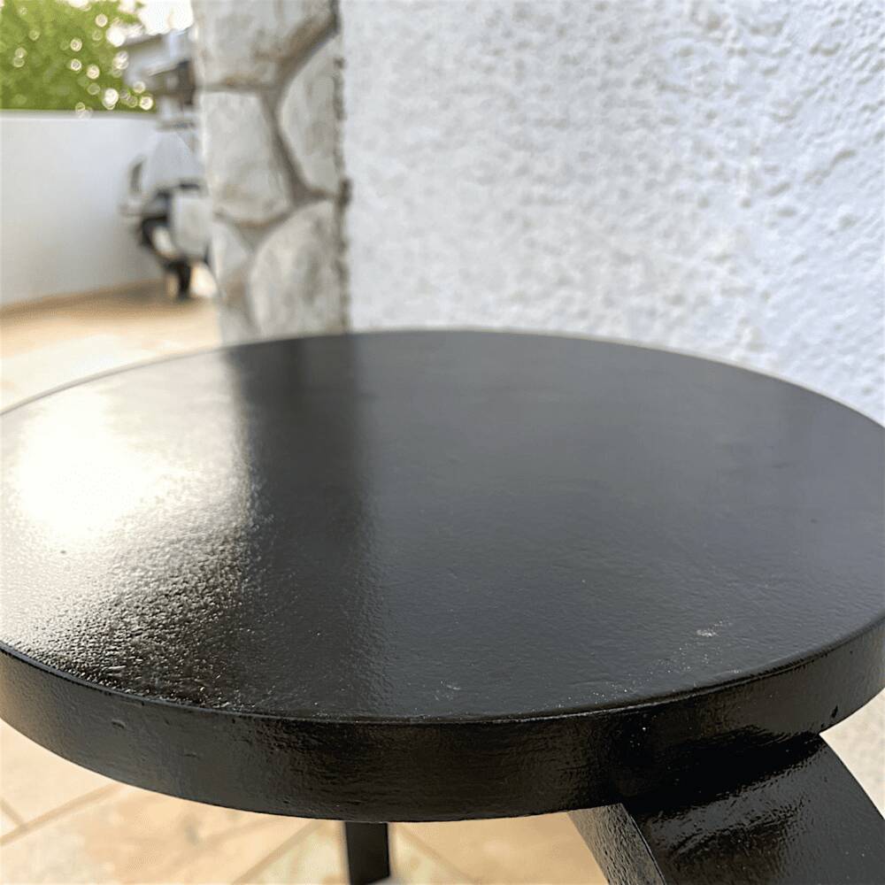 Pair of Frosta Ikea stools in black