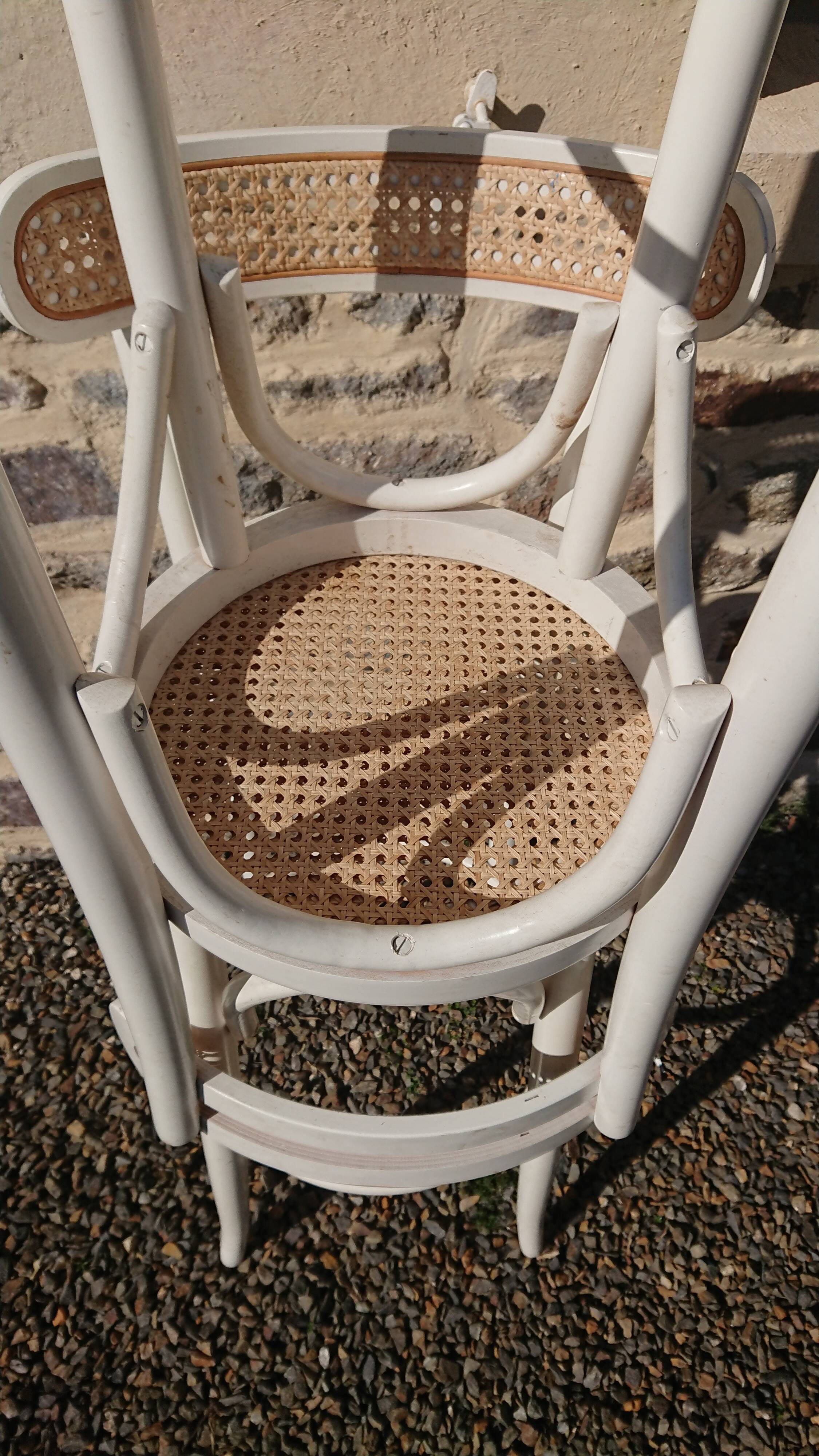 Lot of two canna stools