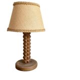 Charles Dudouyt style wooden lamp