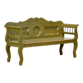 Antique pine bench, 1900s