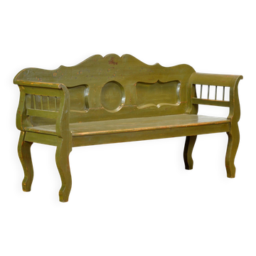 Antique pine bench, 1900s