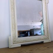 Miroir XIXᵉ au cadre patiné — Élégance et authenticité 45 x 39 cm