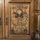 Old carved sideboard Portugal vintage solid wood