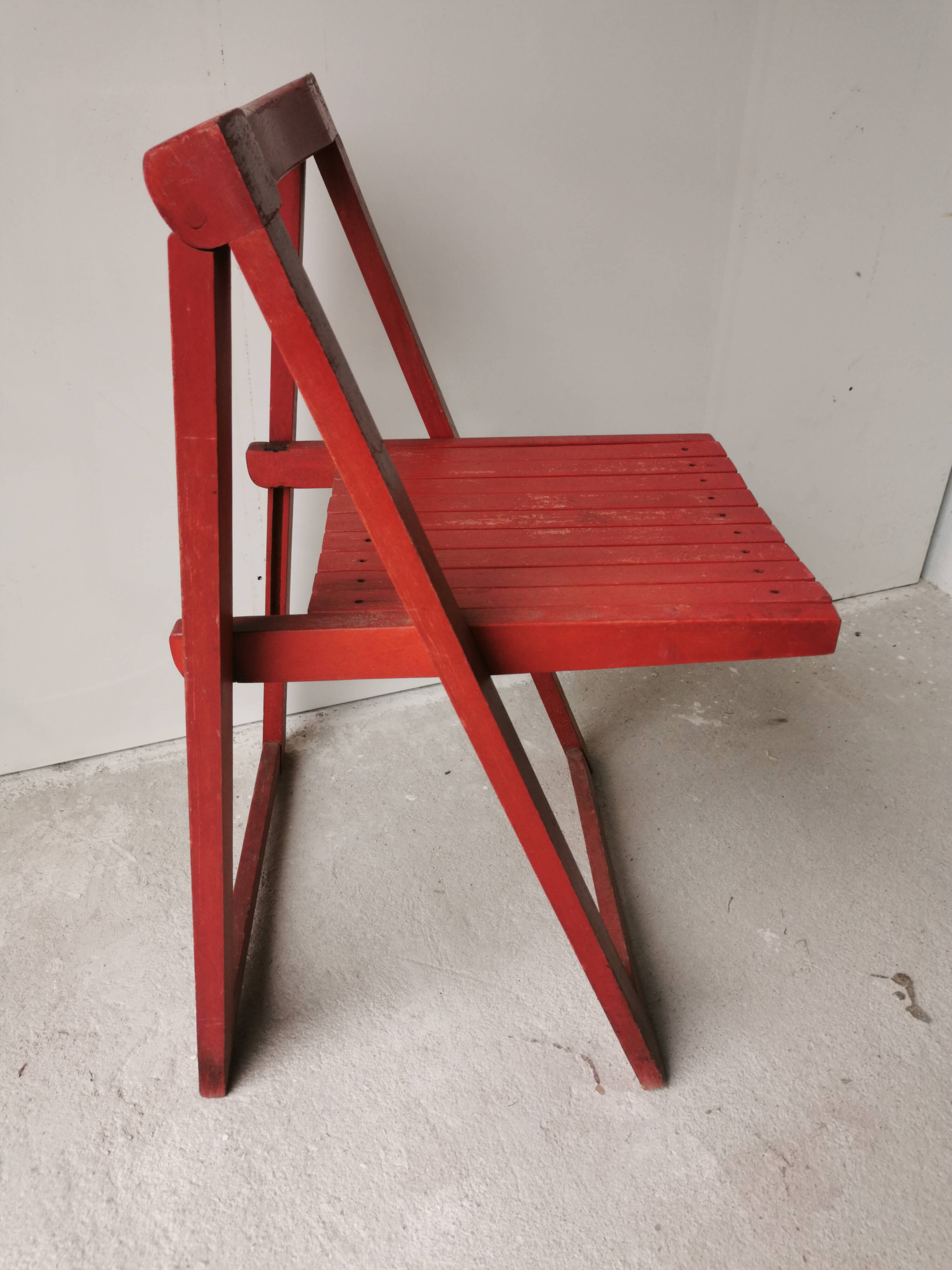 Chaise pliante vintage