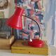 Table lamp red vintage year 70