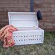 Vintage wicker chest shabby chic
