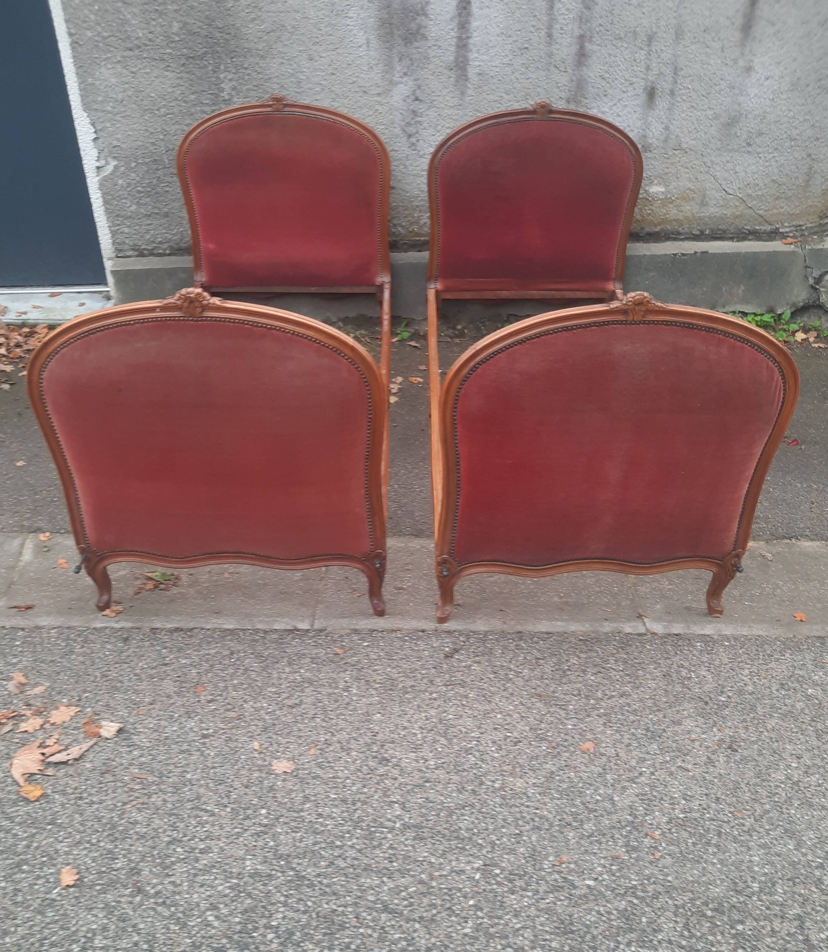 Paire de lit  style Louis XV