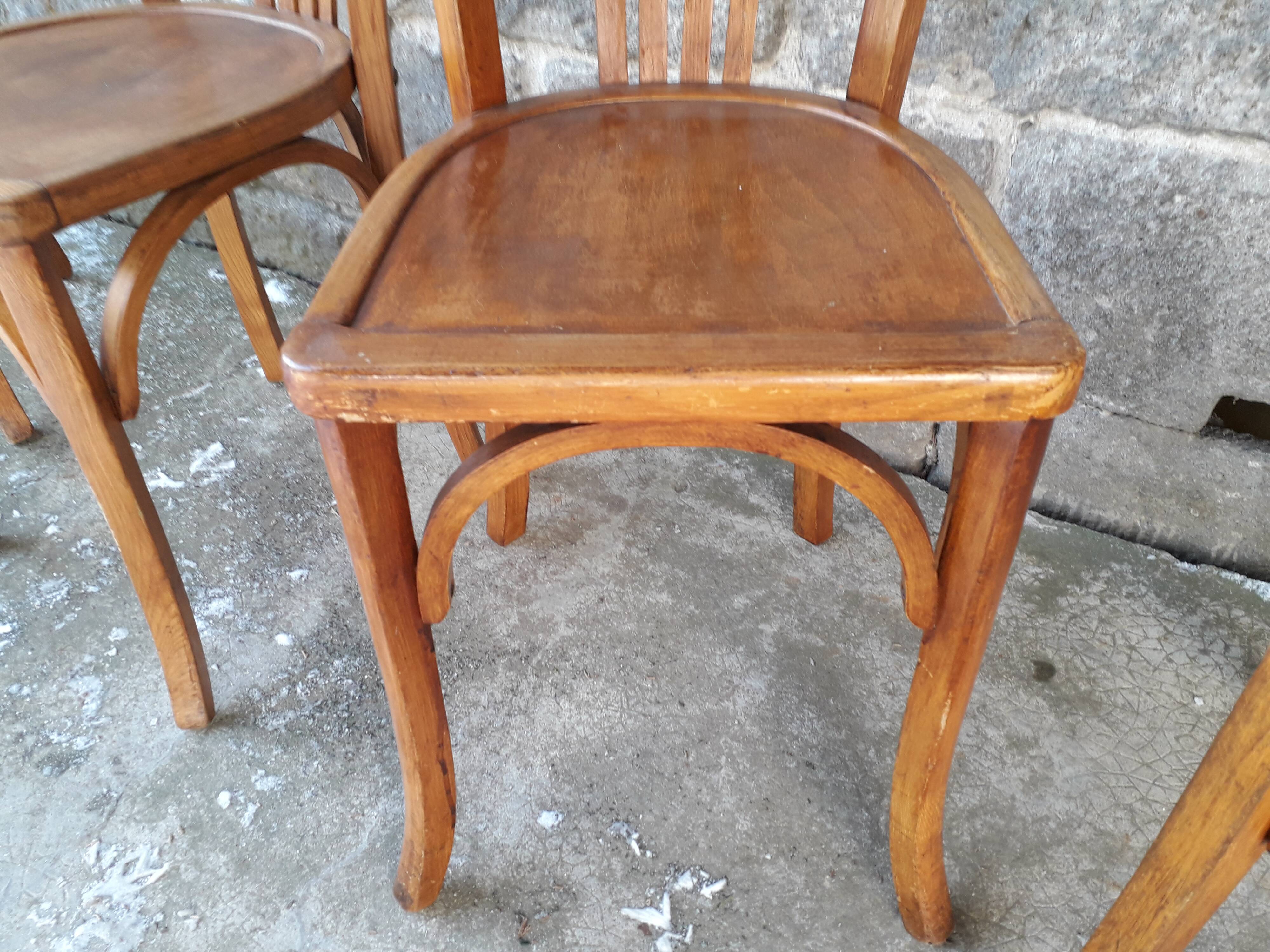 Set of four Luterma bistro chairs