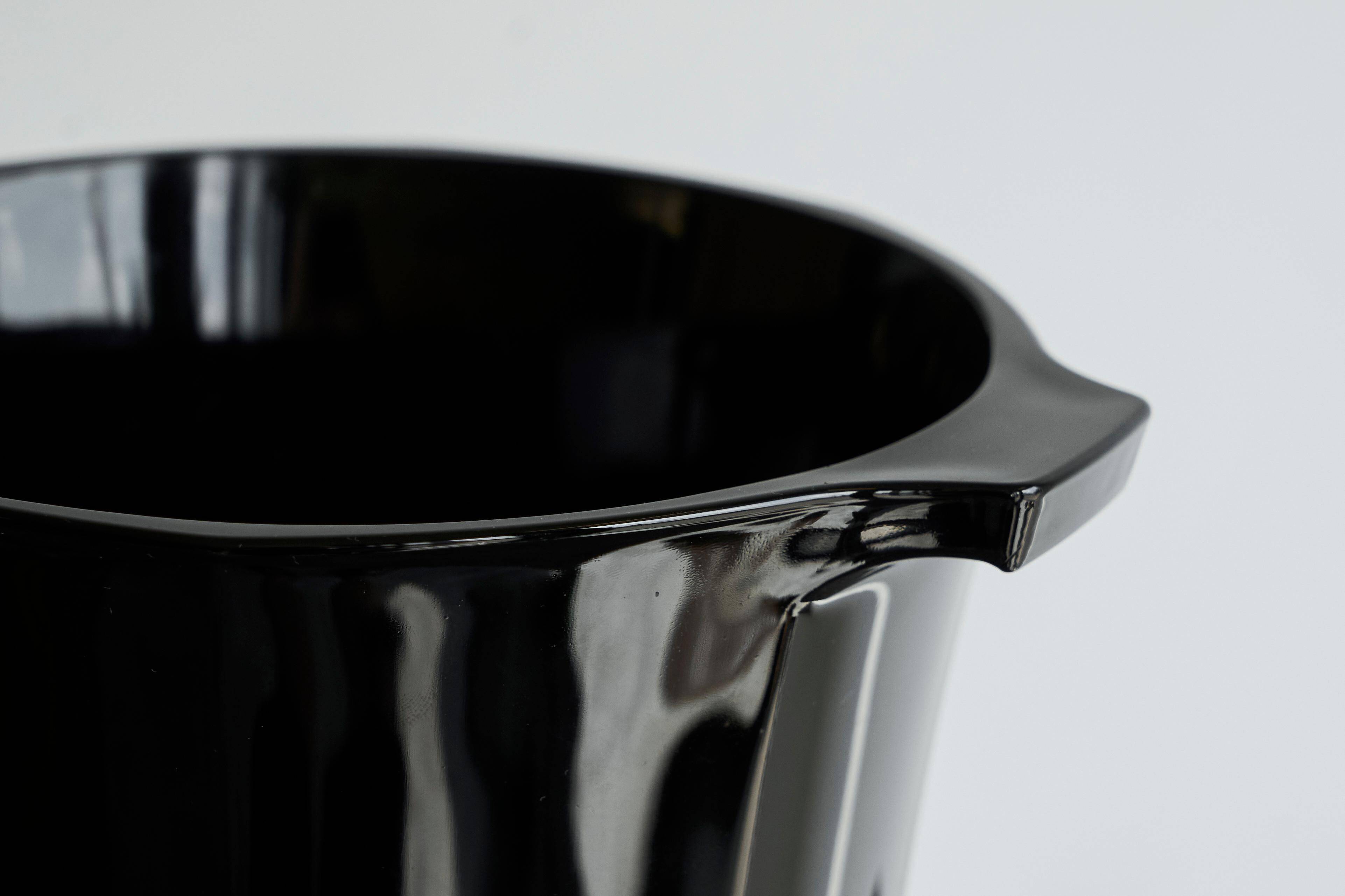 Art Deco glass ice bucket, 1940s