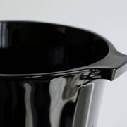 Seau à vin Art déco en verre pressé, années 1940
