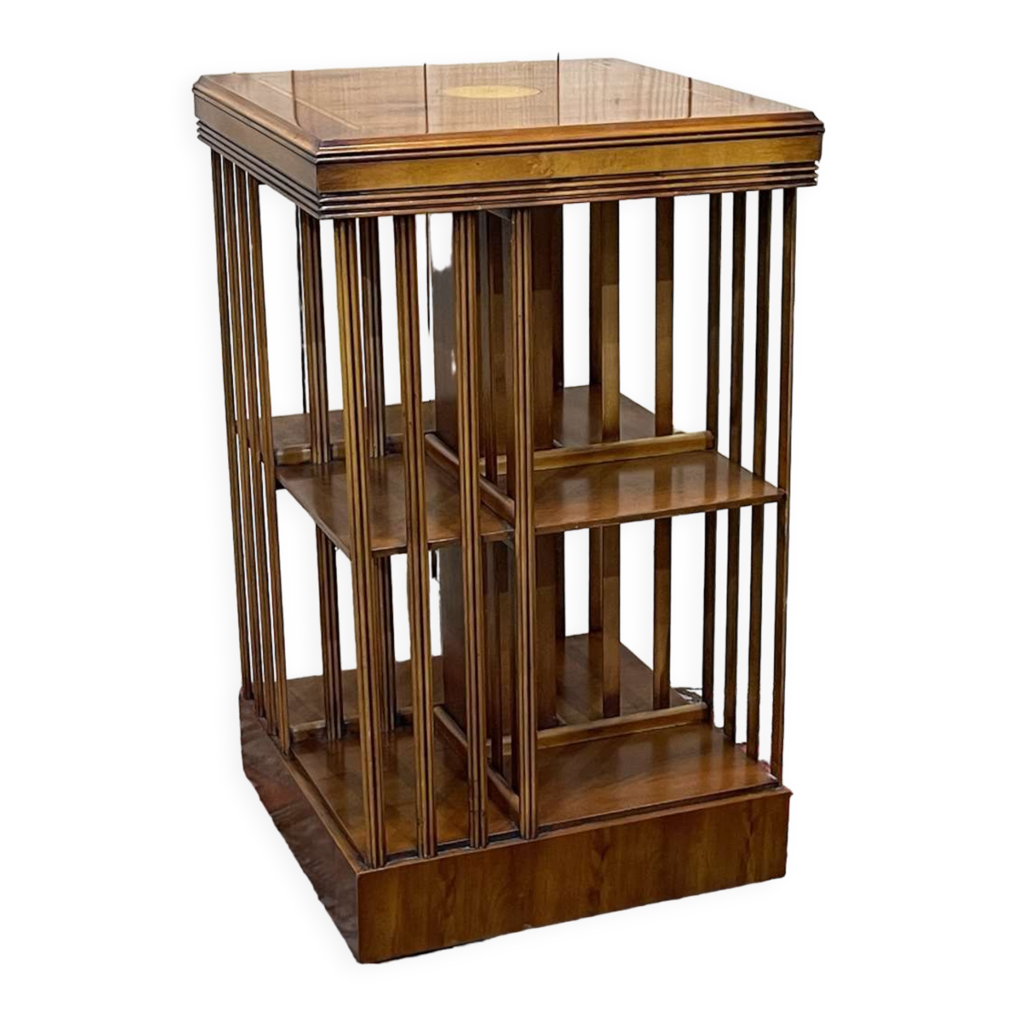 English yew swivel library from the 1950s