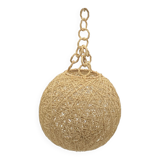 Pendant lamp / lampshade / ball lamp in vintage rattan, natural fibers