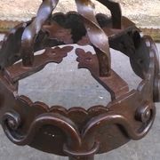 Wrought iron lamppost