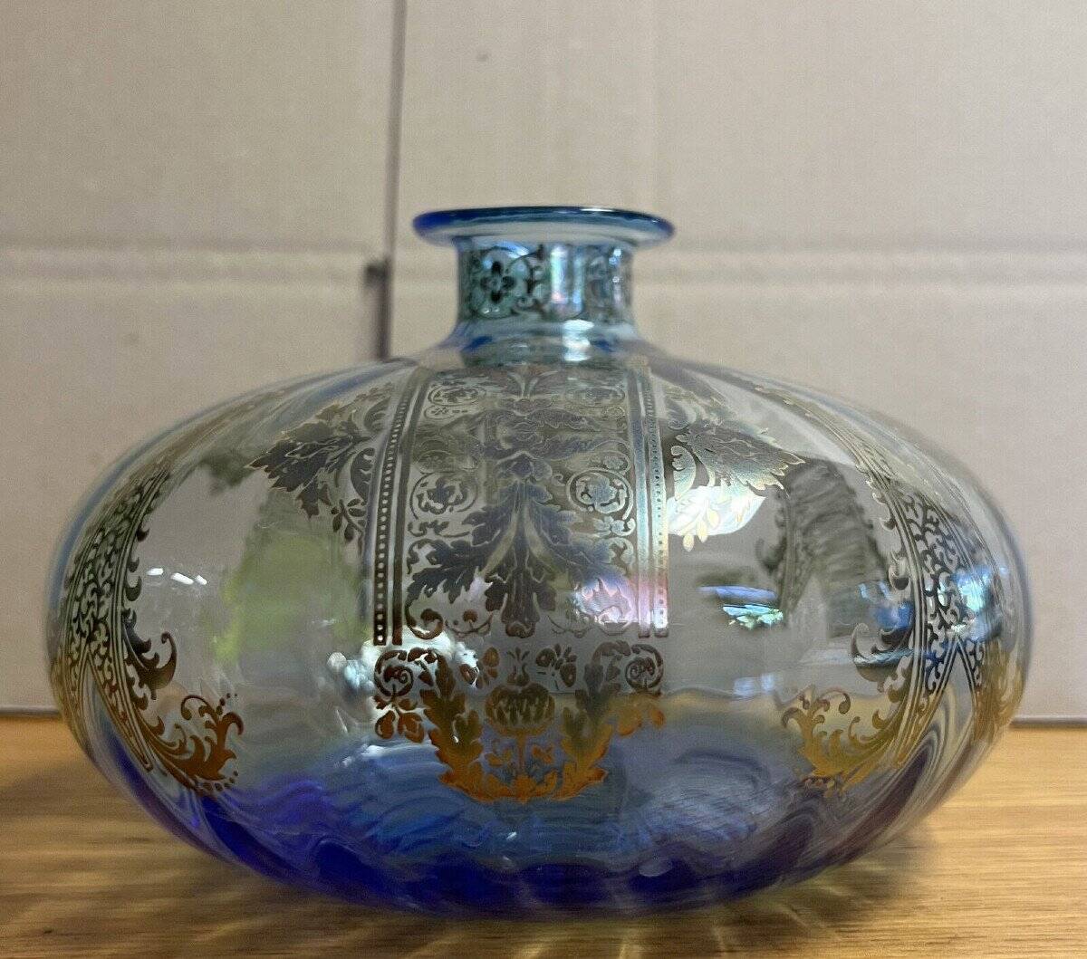 crystal vase with bronze decorations circa 1900