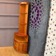 Scandinavian corner shelf in 1960 teak