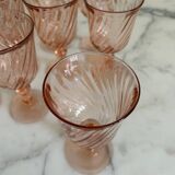 Set of 10 Rosaline Luminarc water glasses