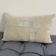 Coussin artisanal en toile ancienne style Kilim
