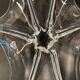 Large vintage sculptural crystal platter from the 1950s/60s