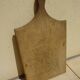 Old large cutting board 59 x 33 cm 3 kg