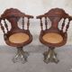 Pair of Captain's Armchairs